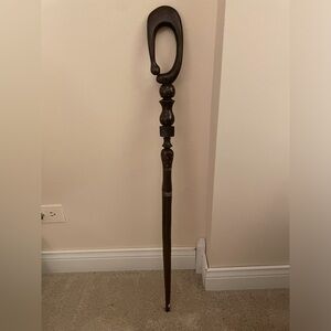 Wooden Walking Stick African Origin Dark sold wood Read Details